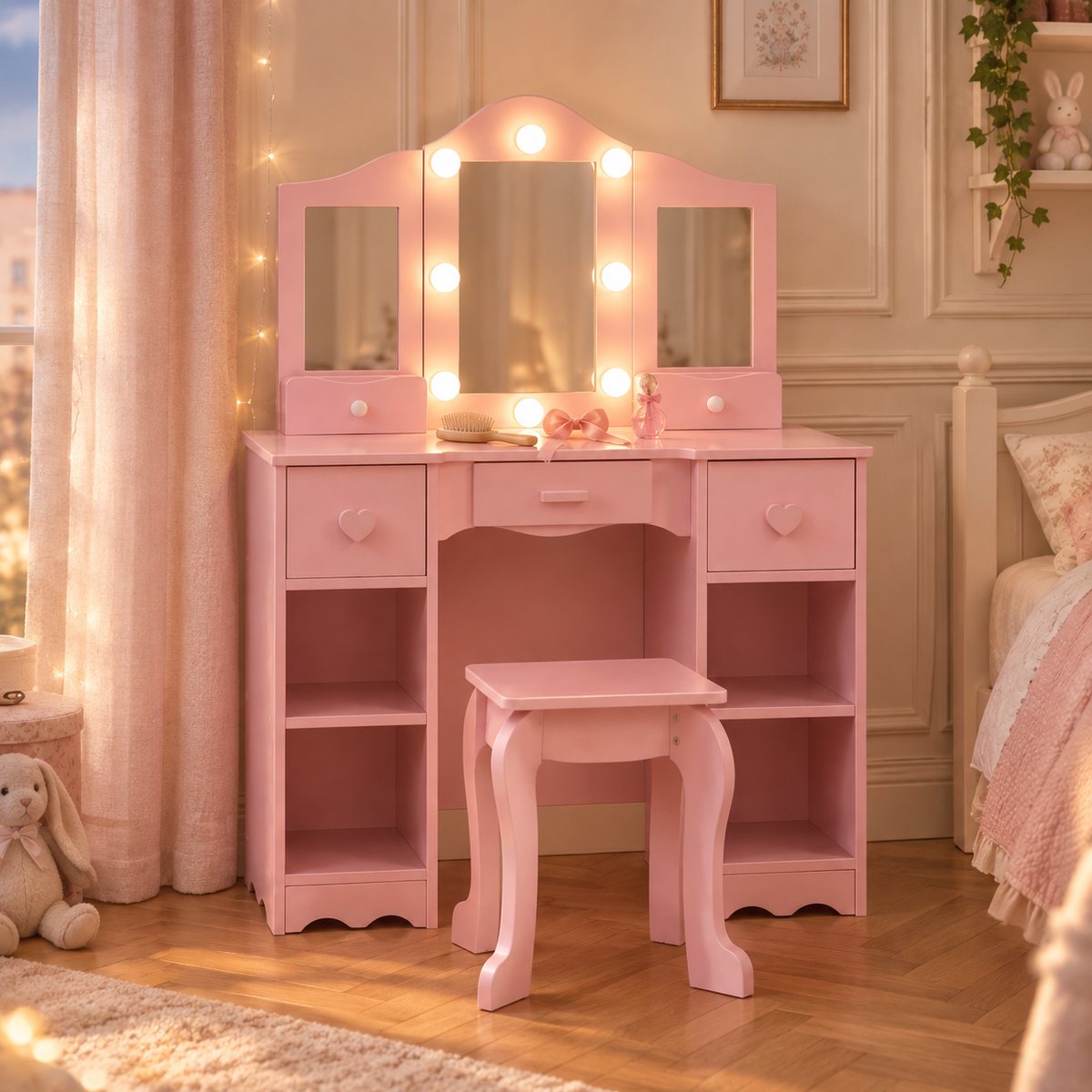 Sa loge de star, à la maison
